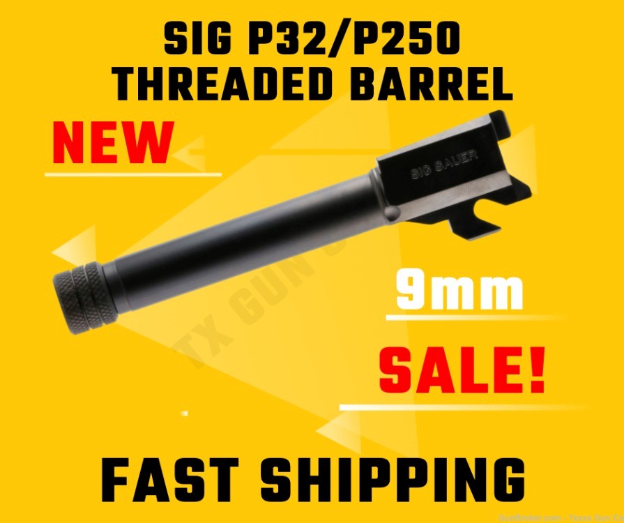 Sig Sauer P320 and P250 Compact Threaded Barrel 3.9" BBL-MOD-C-9-TB NEW-img-0