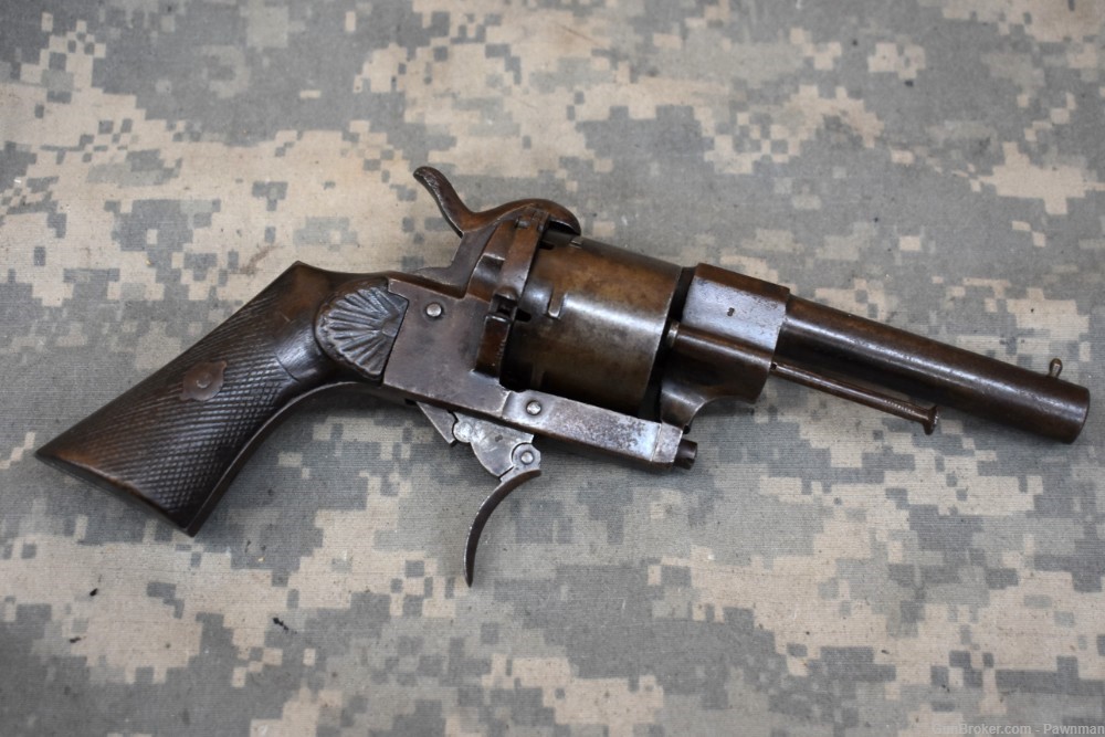 Belgian 9mm Pinfire revolver-img-1