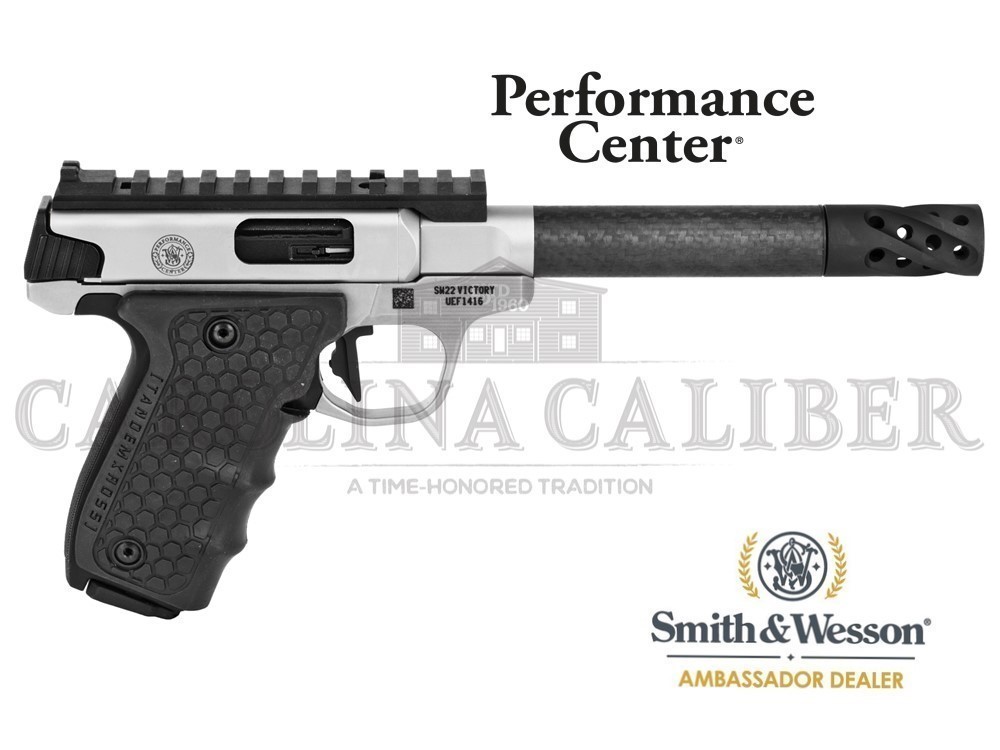 S&W SMITH AND WESSON SW22 VICTORY TARGET PC 22LR CARBON FIBER 12080-img-1