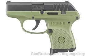 Ruger LCP 380 Pistol ODGreen NEW FastShipNoCCFee 3706 like 3701-img-0