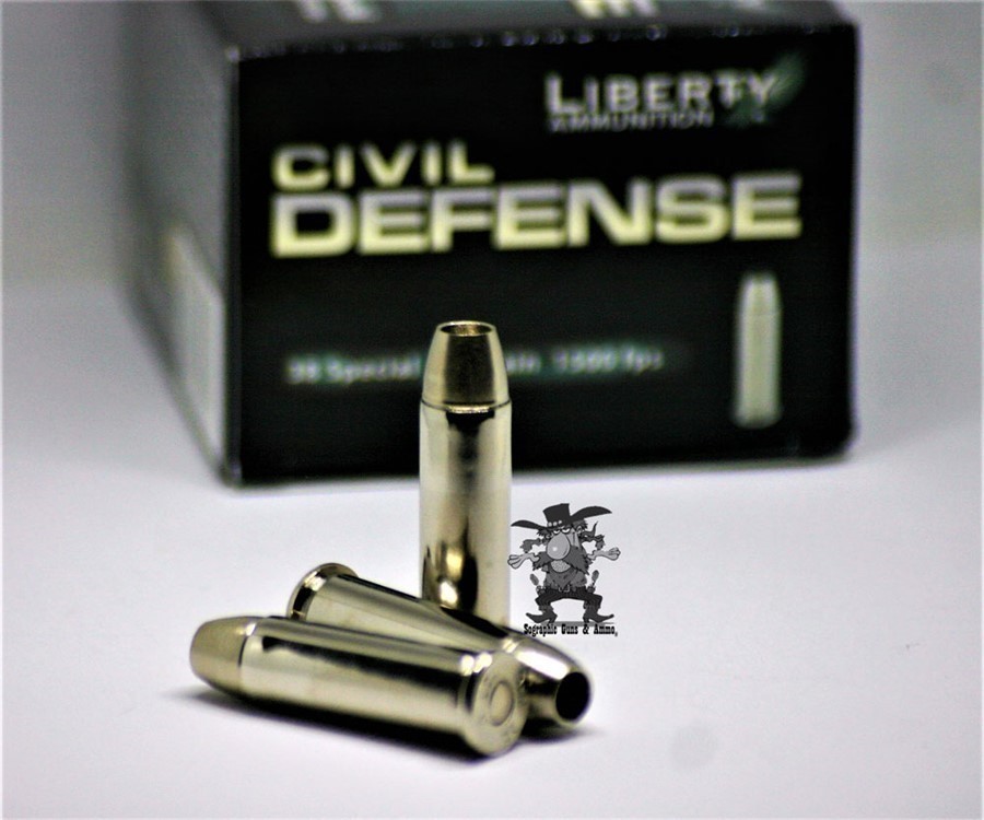 38 spl JHP Liberty Civil Defense WiCkEd 4 CARRY 38 Special 50 Gr JHP 20 RDS-img-2