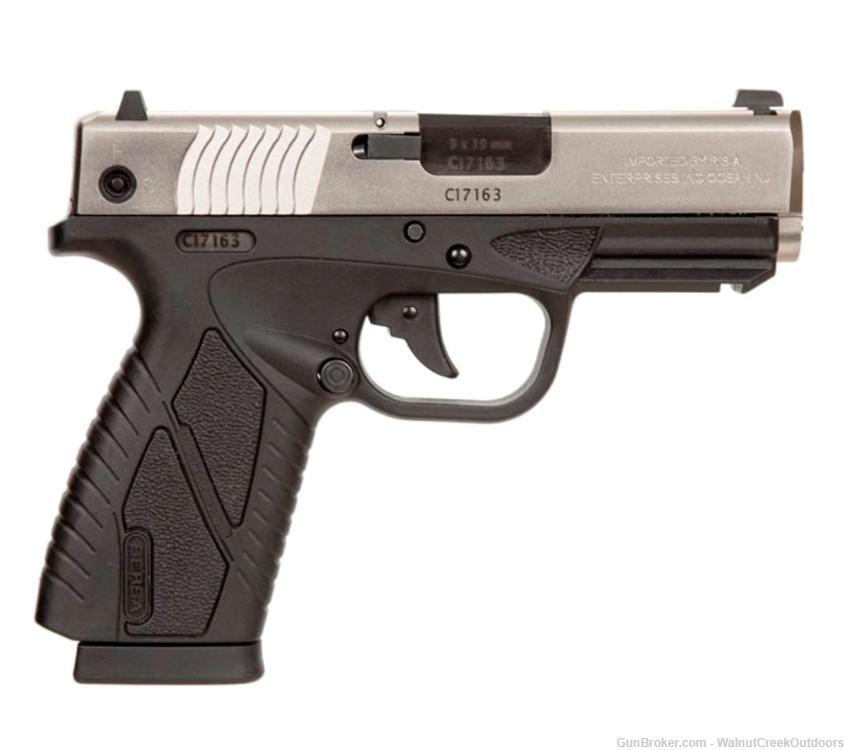 Bersa BP9DTCC Dual Tone Concealed Carry 9mm 8 Round Pistol-img-1