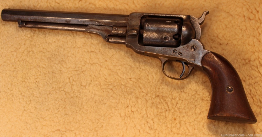 Whitney .36 Caliber Navy US Civil War Revolver, Cartouche, 2nd Model 1862 -img-0