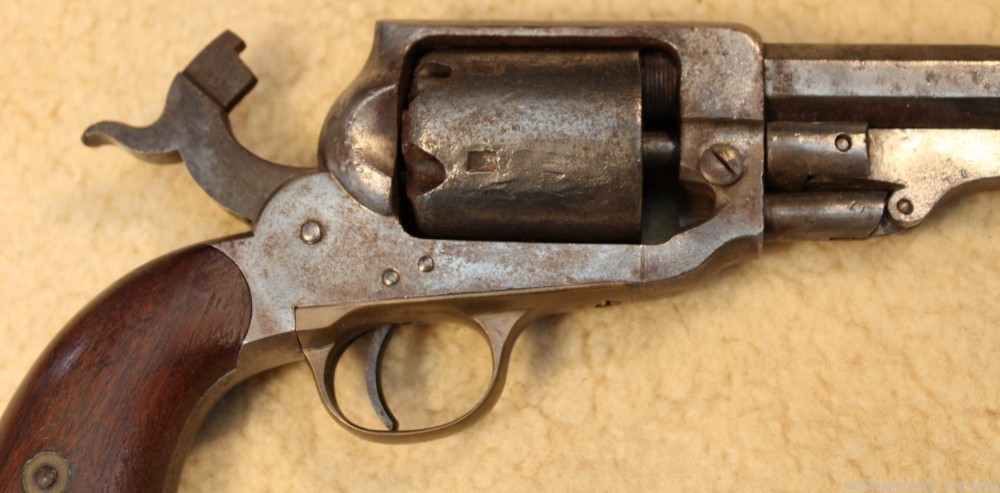 Whitney .36 Caliber Navy US Civil War Revolver, Cartouche, 2nd Model 1862 -img-11