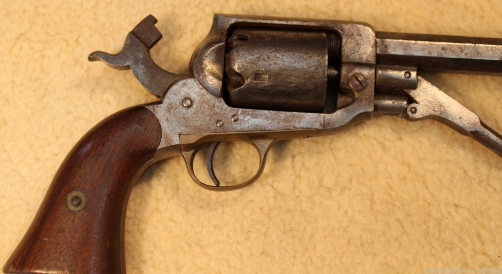 Whitney .36 Caliber Navy US Civil War Revolver, Cartouche, 2nd Model 1862 -img-10