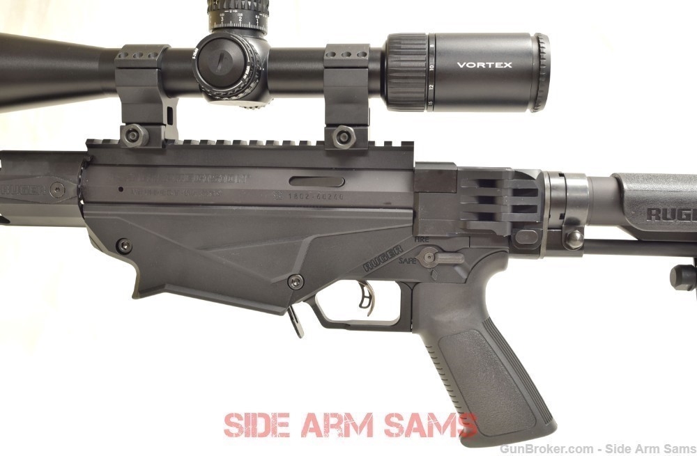 NIB Ruger PRS 6.5 CM Vortex MRAD, Atlas BiPod/Mono,Precision Rifle Pkg.-Blk-img-11