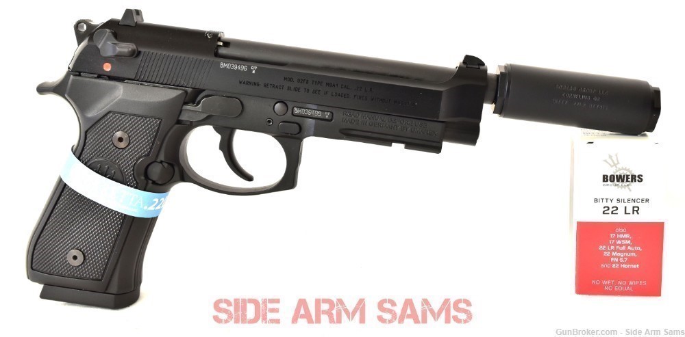 NEW Beretta M9A1 22LR Pistol & BITTY Micro-Suppressor Combo-img-0