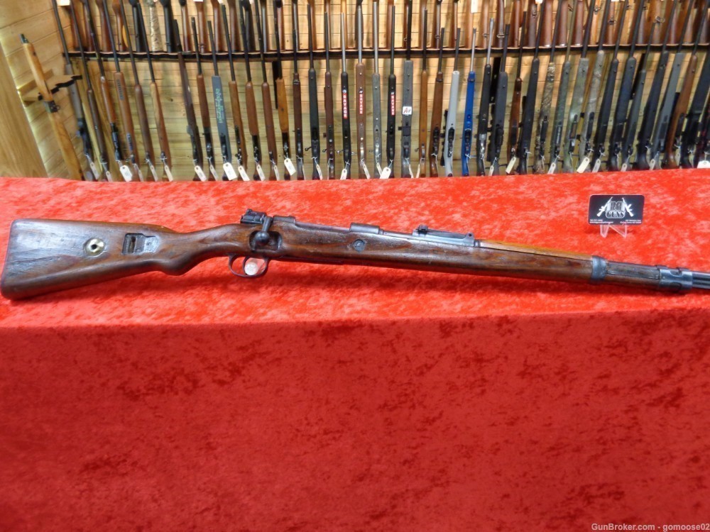 1938 German Mauser K98 8mm Germany World War WWII Waffen Mark 2 WE TRADE-img-0