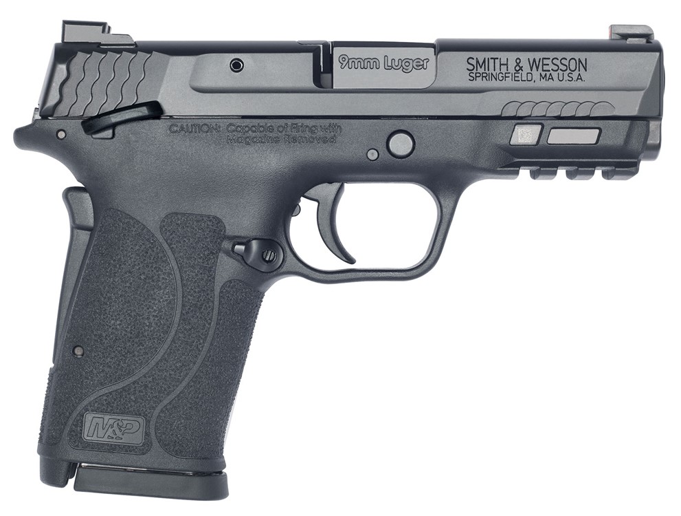 Smith & Wesson M&P Shield EZ 9mm 3.67 Barrel 8rd Manual Safety Black Pistol-img-1