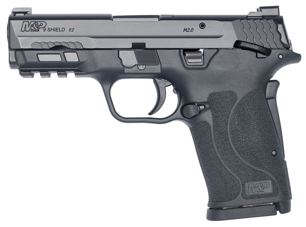 Smith & Wesson M&P Shield EZ 9mm 3.67 Barrel 8rd Manual Safety Black Pistol-img-0