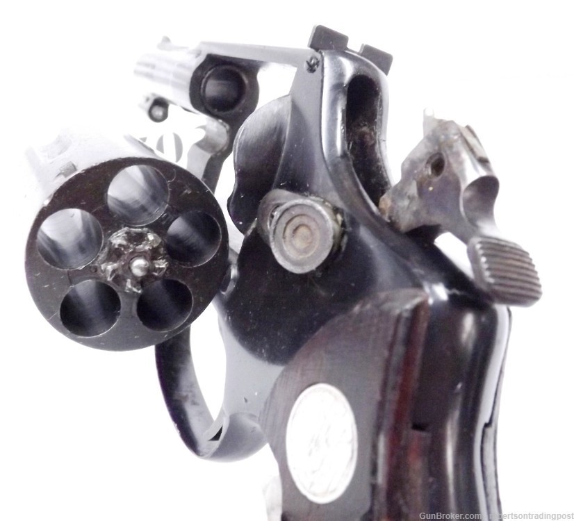 Rossi Garcia .38 Revolver 68 Blue Cut Snub 2” 1974 VG Wood Grips CA C&R OK -img-3