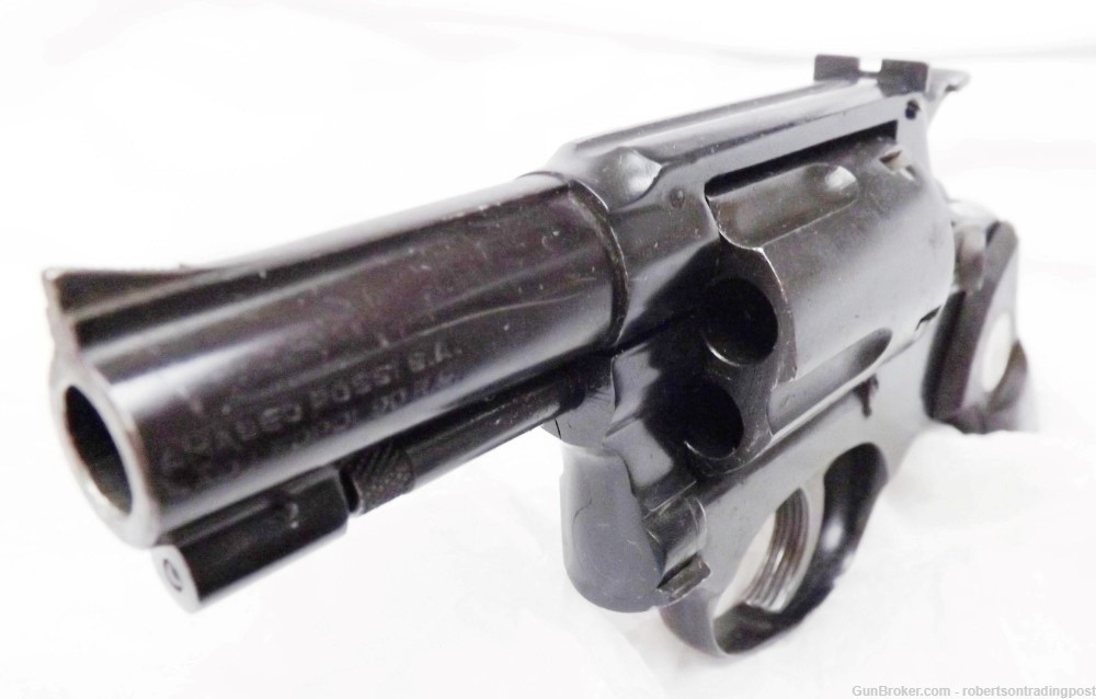Rossi Garcia .38 Revolver 68 Blue Cut Snub 2” 1974 VG Wood Grips CA C&R OK -img-1