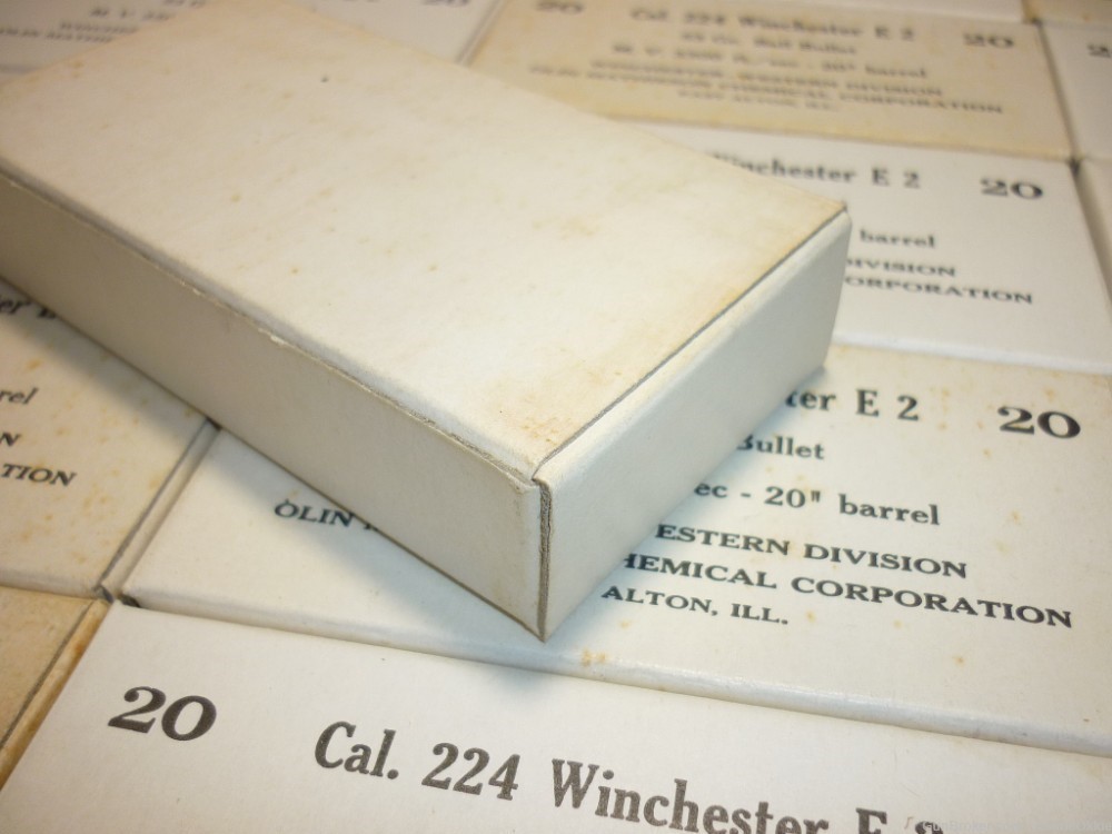 20rd - 5.56 EXPERIMENTAL  PROTOTYPE - .224 WINCHESTER E2 .223 1958 E 2 LMR-img-8