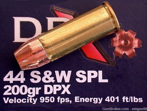 CorBon 44 S&W Special 200 gr DPX 960 fps/ 401 ft/lbs 100 Rd Case NR!-img-0