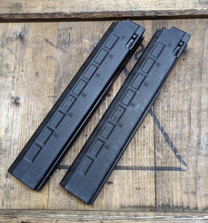 (2 TOTAL) STEYR SPP FACTORY 9MM 30 ROUND MAGAZINE (LIKE NEW CONDITION)-img-0