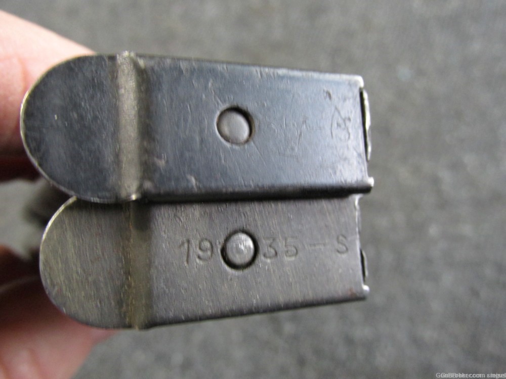 (2 TOTAL) FRENCH 7.65mm CALIBER 1935-S PISTOL MAGAZINE (RARE)-img-4
