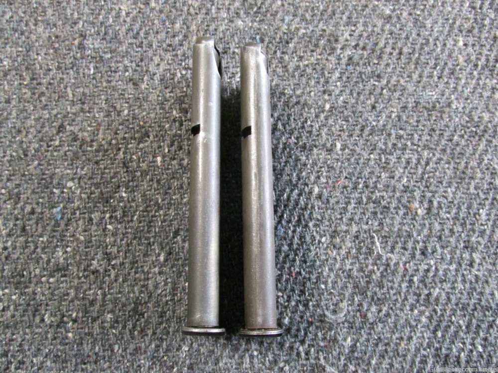 (2 TOTAL) FRENCH 7.65mm CALIBER 1935-S PISTOL MAGAZINE (RARE)-img-2