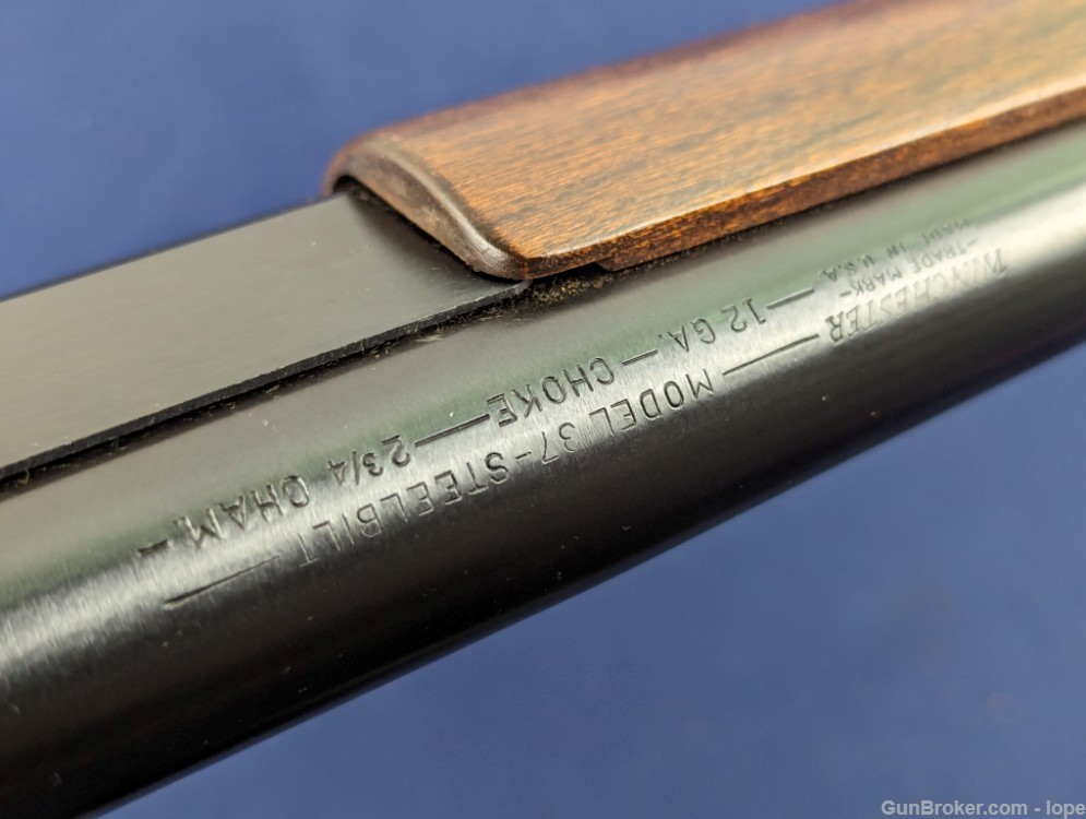 Superb Vintage Winchester Model 37 12 GA. Single Shot Shotgun-img-5