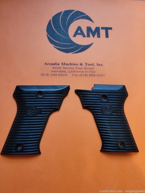 AMT/iAi Automag II compact handgun grips Auto mag 22 magnum - NEW-img-1