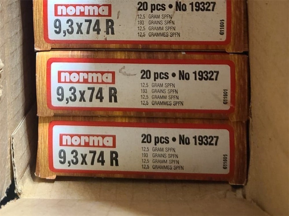 Norma 9,3 x 74R 193 grain , 9.3 x 74 R - Ready to ship!-img-0