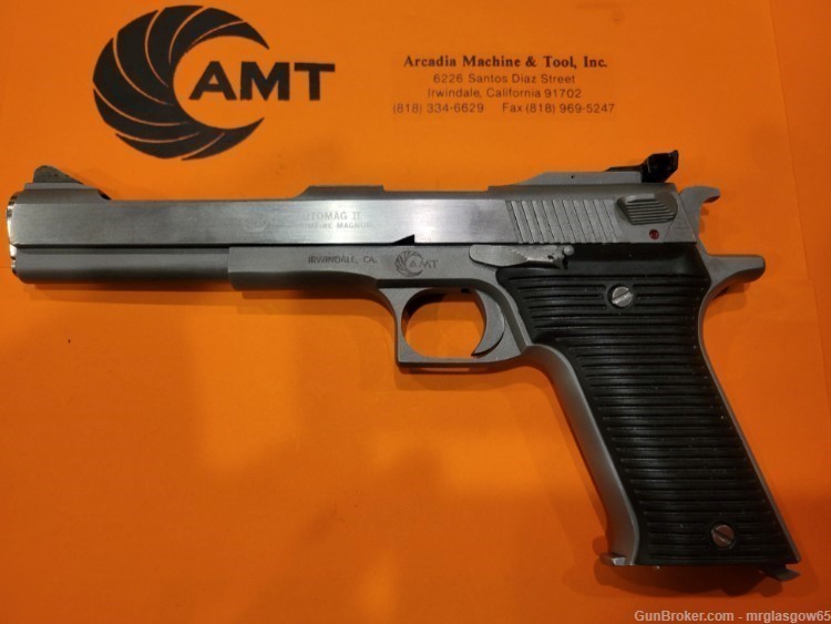 AMT/iAi Automag II Auto mag 2 handgun grips 22 magnum -NEW with NO-img-5