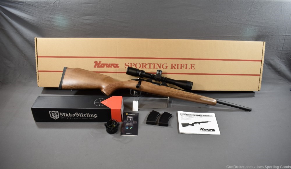 NiB - Howa 1100 - .22LR Bolt-Action Rifle w/ Nikko Sterling 4-12x40 Scope-img-0