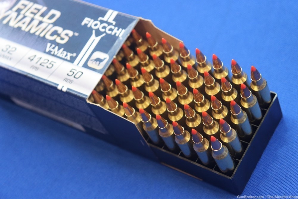 Fiocchi V-MAX 204 RUGER Rifle Ammunition 200RD Ammo Lot 32GR VMAX-img-3