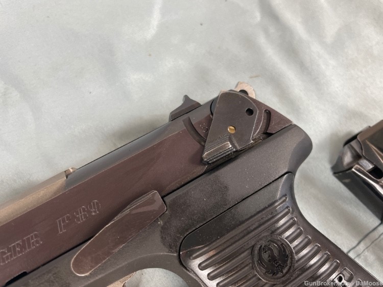 Ruger P89 pistol 9mm DA / SA + 2 Mags 1990's-img-4