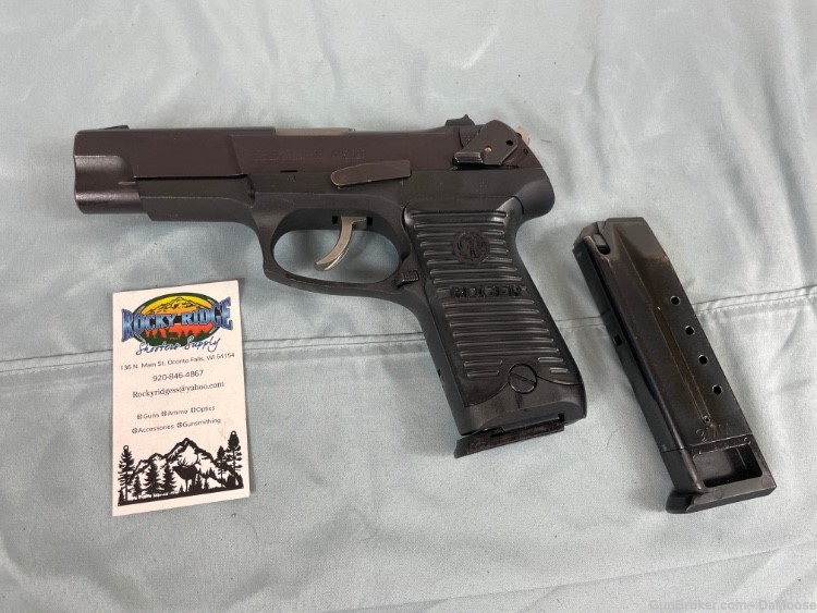 Ruger P89 pistol 9mm DA / SA + 2 Mags 1990's-img-0