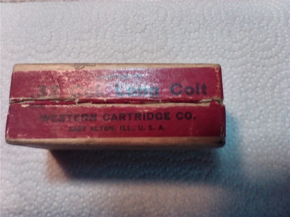 Vintage Western Cartridge Co. 32 Long Colt cf 82 gr. lead ammo-img-2