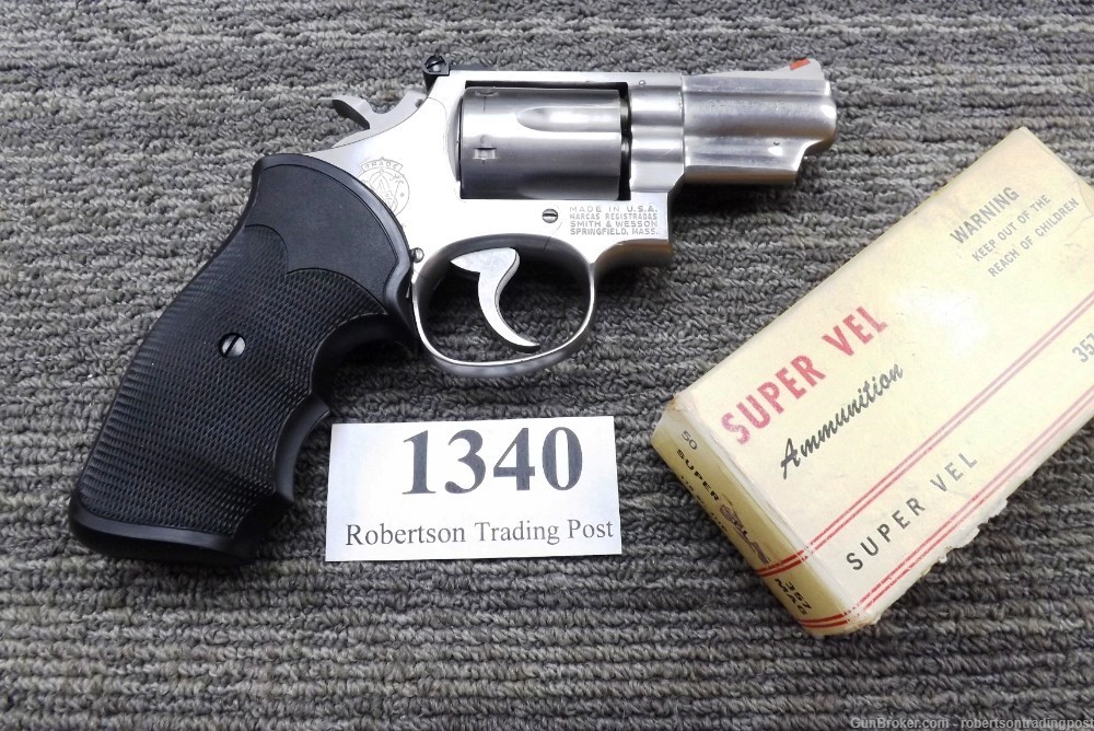 Smith & Wesson .357 Magnum model 66-1 1981 2 1/2” Pinned Bangor Punta S&W -img-17