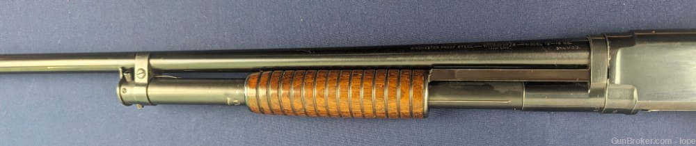 Fine Vintage 1936 Winchester Model 12 16 Ga Shotgun-img-26
