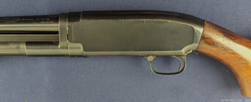 Fine Vintage 1936 Winchester Model 12 16 Ga Shotgun-img-13