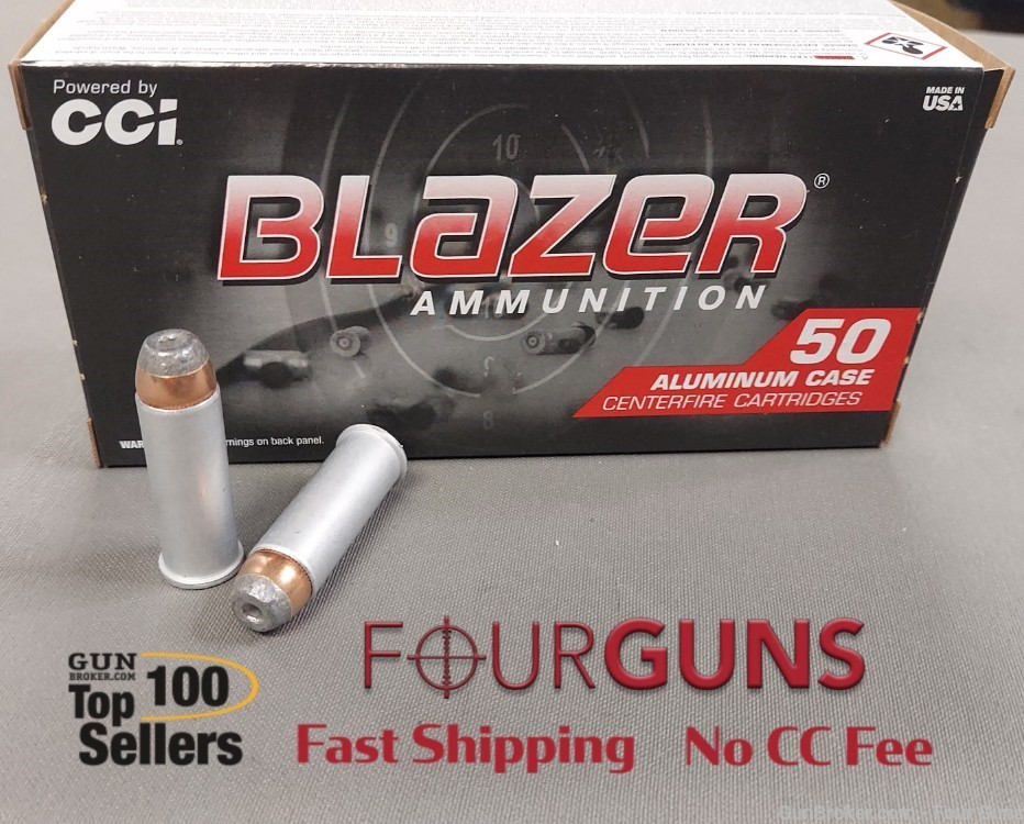 CCI BLAZER 44 Magnum 240gr JHP Ammunition  3564-img-0
