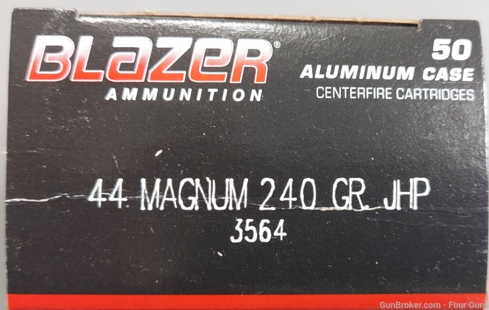 CCI BLAZER 44 Magnum 240gr JHP Ammunition  3564-img-1