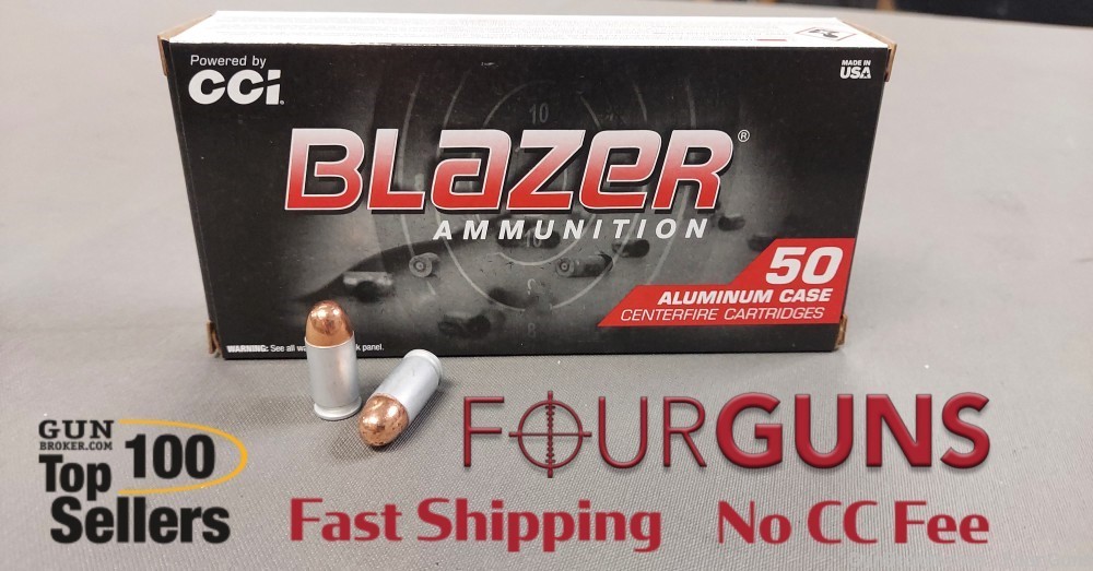 CCI Blazer 380ACP 95Gr Ammunition 50 Rounds  3505-img-0