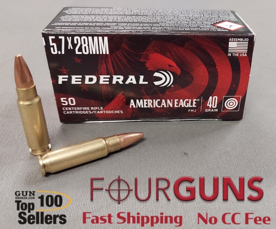Federal American Eagle 5.7x28mm 40GR FMJ AE5728A-img-0