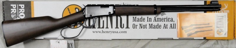 Henry Classic Lever Carbine 22 S/L/LR 18.5" LgLoop Walnut 15 LR/21 S H001LL-img-1