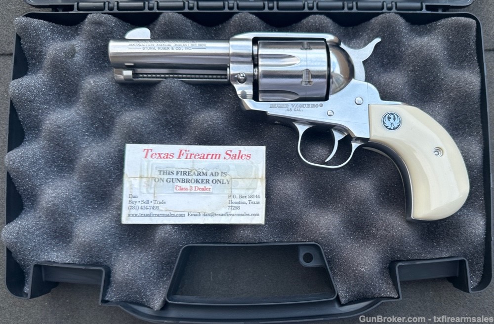 Rare Ruger Old Model Vaquero Sheriff's .45 LC, 3 ¾” Barrel, Made in 2003-img-38
