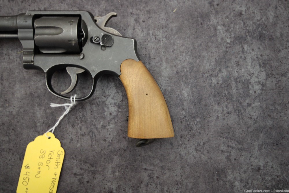 Smith & Wesson Victory Model "Lend Lease" British in 38 S&W with 5" Barrel.-img-6