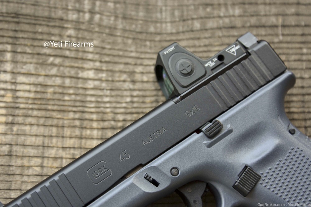 Glock 45 MOS 9mm W/ Glock Gray Cerakote CHPWS V4 RMR RM06 3.25 No CC Fee -img-6
