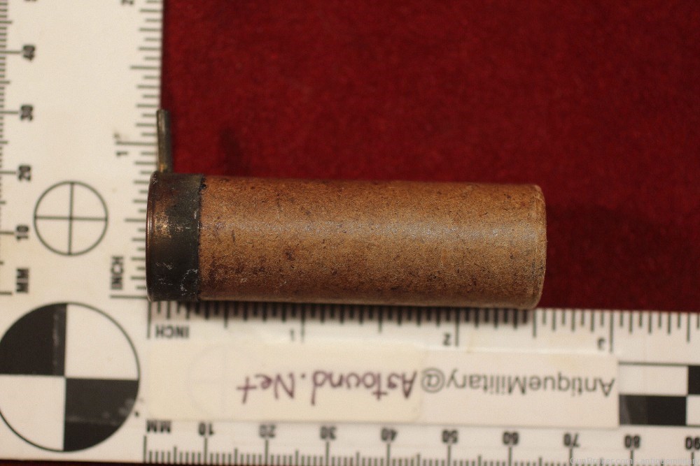 1861 Dated Eley London 12 Gage Pinfire Shotgun Shell - Loaded-img-4