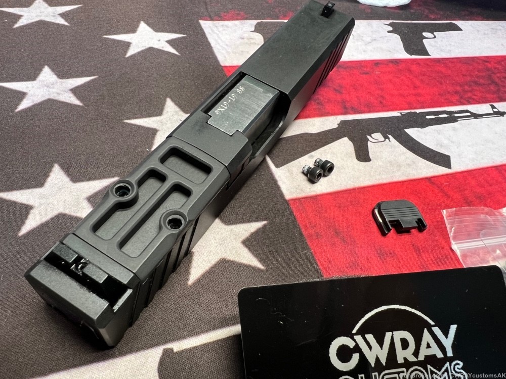 G19 “SEND iT” BLK & SS Complete Slide 9mm Glock 19 Gen 3  -CWRAY-img-5