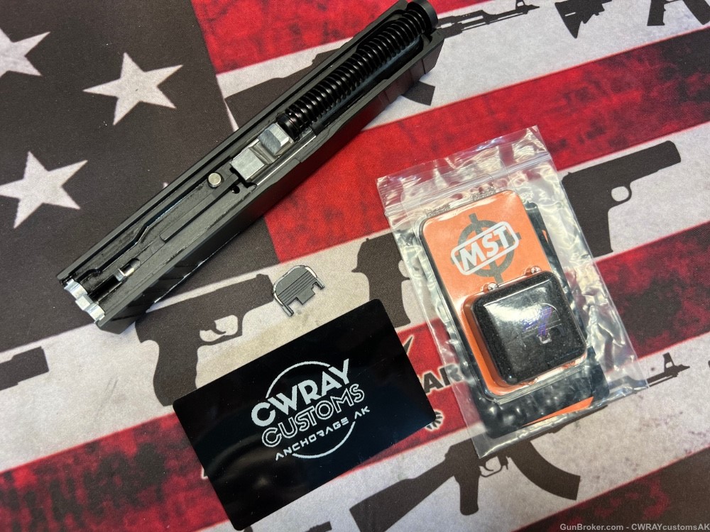 G19 “SEND iT” BLK & SS Complete Slide 9mm Glock 19 Gen 3  -CWRAY-img-3