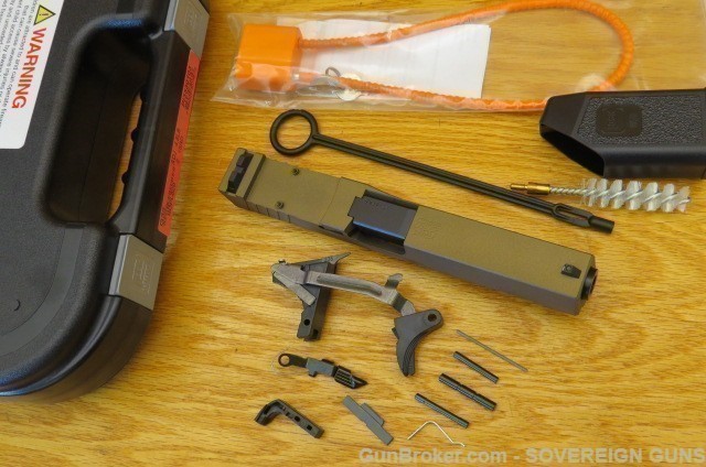 Rock Slide USA Upper LPK & Case for Glock 17 BRONZE-img-0