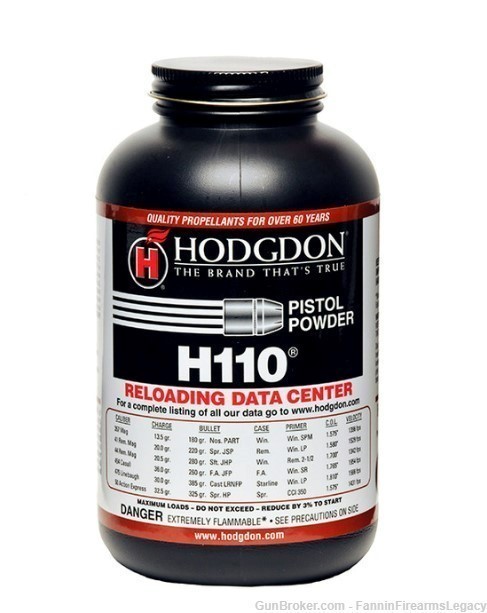 Hodgdon H110 Powder Spherical Powder That Screams No Wimps, Please!-img-1