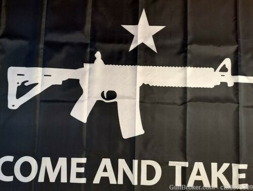 AR15 "Come And Take It" Flag 3ftx5ft-img-4