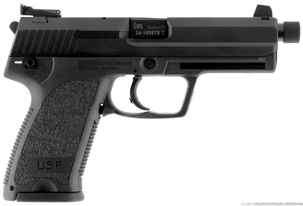 Heckler & Koch USP Tactical V1 Pistol H&K 9MM USP9 Adj Sights THREADED HK 9-img-0