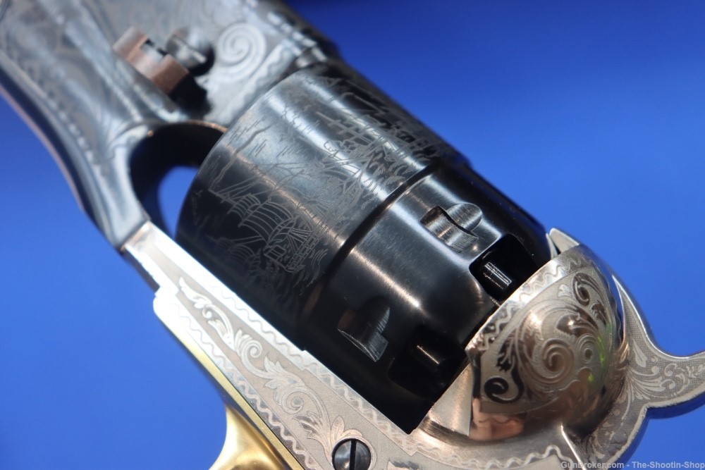 Taylors & Company Model 1860 Army Revolver 44CAL 8" Blackpowder ENGRAVED 44-img-27