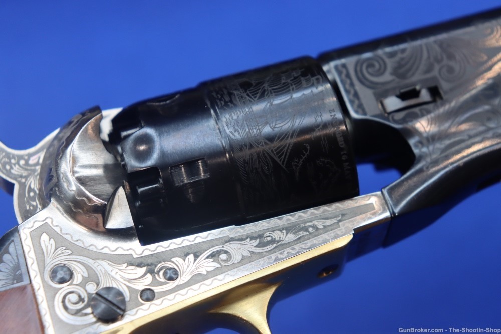 Taylors & Company Model 1860 Army Revolver 44CAL 8" Blackpowder ENGRAVED 44-img-17